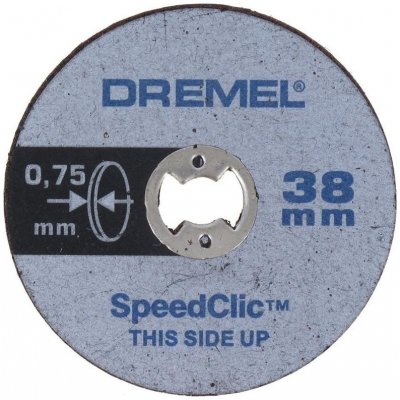 Dremel Speedclic SC409 - řezný kotouček 38mm extra tenký 0,75mm - 5 ks 2615S409JB