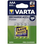 Varta Power AAA 800 mAh 4ks 56703101404 – Zboží Mobilmania