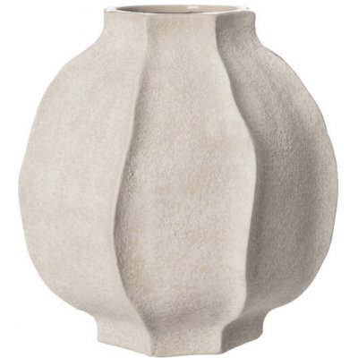 Kameninová váza Floral Natural White 24 cm Ernst – Zboží Dáma