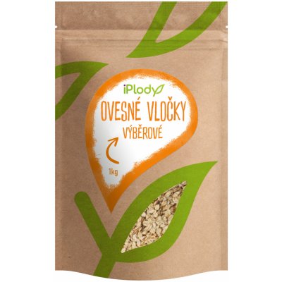 iPlody Ovesné vločky výběrové 1 kg – Zboží Dáma