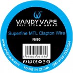 Vandy Vape Odporový drát Superfine MTL Fused Clapton Ni80 30GA*2+38GA 3m – Zboží Dáma