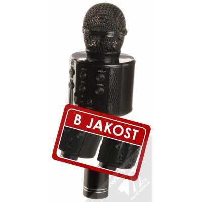 Respelen Karaoke bluetooth mikrofon WS 858 Černá – Zboží Mobilmania