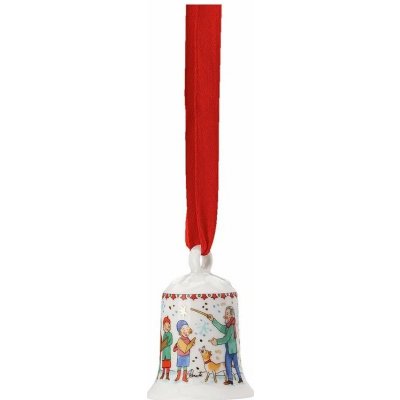 Rosenthal Porcelánový mini zvonek motiv Zpěváčci Christmas Sounds 5 cm – Zboží Dáma