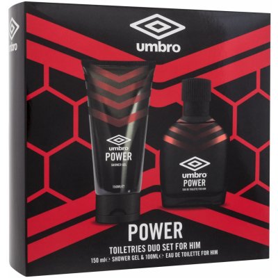 Umbro Power EDT 100 ml + sprchový gel 150 ml dárková sada – Zboží Mobilmania