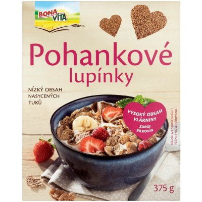 BonaVita Pohankové lupínky 375 g – Zbozi.Blesk.cz