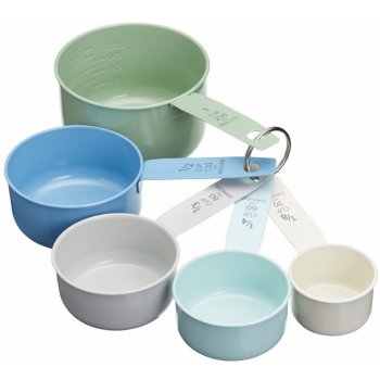 Kitchen Craft Plechové odměrky Living Nostalgia - set 5 ks, multi barva, kov