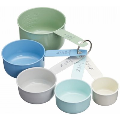 Kitchen Craft Plechové odměrky Living Nostalgia - set 5 ks, multi barva, kov