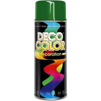 DecoColor 400 ml Barva ve spreji DECO lesklá RAL 6005 zelená tmavá