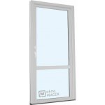 Kömmerling balkonové dveře 70 AD OS s příčkou levé bílá 90 x 230 cm oboustranná klika + FAB + hliníkový práh – Hledejceny.cz