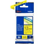 Brother TZE-631, černý tisk žlutý podklad 8 m x 12 mm – Zboží Dáma