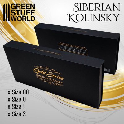 Sada štětců Green Stuff World Premium Brush Set Gold Series – Zboží Živě