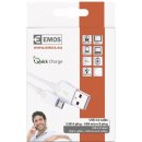 Emos SM7004W USB 2.0 A/M - micro B/M, 1m, bílý