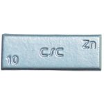Závaží samolepící zinkové ZNC 10 g, šedý lak - 1 kus | Zboží Auto
