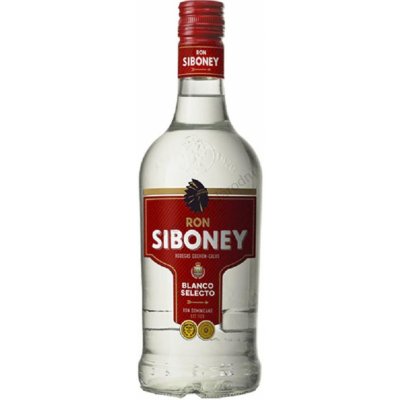 Ron Siboney Blanco 37,5% 1 l (holá láhev) – Zboží Mobilmania