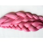 Kanekalon EZ Braid - II. jakost - VÝPRODEJ Barva: PINK (bright warm pink, růžový) – Hledejceny.cz