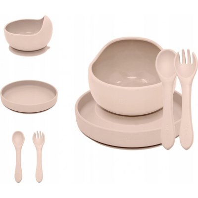 PETITE&MARS Set jídelní silikonový TAKE&MATCH Desert Sand 6m+ 3 ks – Zboží Dáma
