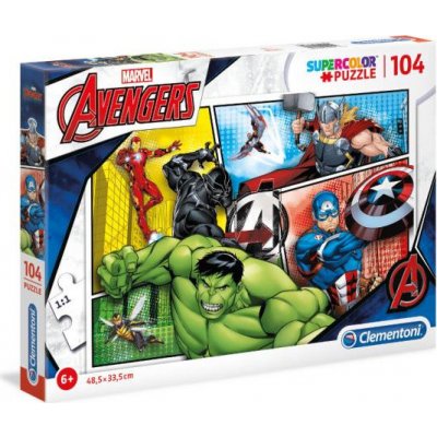 Clementoni The Avengers 104 dílků – Zboží Mobilmania