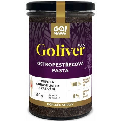 Goliver PLUS ostropestřecová pasta na játra a zažívání 500 g – Hledejceny.cz