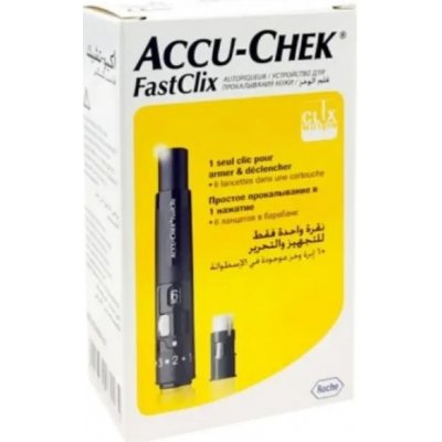 Accu-Chek® Fastclix Kit—Odběrové pero pro bezbolestný vpich – Zbozi.Blesk.cz