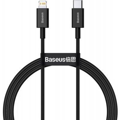 Kabel BASEUS typu C do Apple Lightning 8kolíkový PD20W Dodávka energie Superior Series Rychlé nabíjení CATLYS-A01 1 metr black – Hledejceny.cz