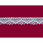 Bavlněná paličkovaná krajka 2031/25mm bílá/5m – Zboží Dáma