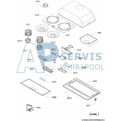 Whirlpool 481246228524 Box na elektroniku a světla – Zboží Mobilmania