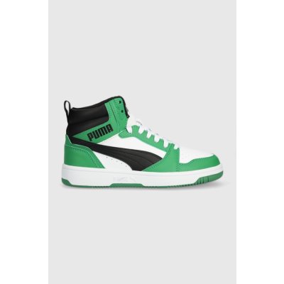 Puma Rebound V6 Mid Jr 393831 zelená – Zboží Dáma