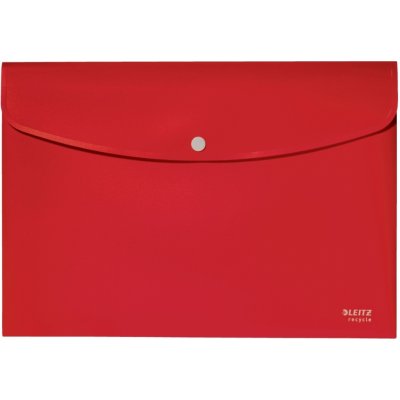 Leitz Obal plastový A4 s drukem Recycle červená – Zboží Živě