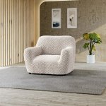 GA.I.CO bielastický potah na křeslo Venezia béžový 60 - 110 cm – Hledejceny.cz