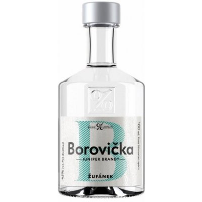 Žufánek Borovička 45% 0,1 l (holá láhev)