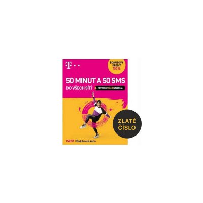 737 448 332 T-Mobile SIM karta, Zlaté číslo – Zboží Živě