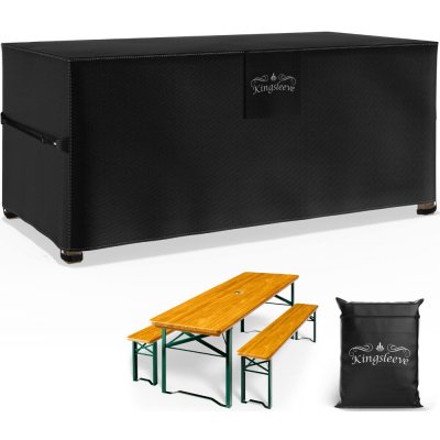Kingsleeve Ochranná plachta na pivní set BEER COVER, 180x90x74cm, antracitová 110133 – Hledejceny.cz