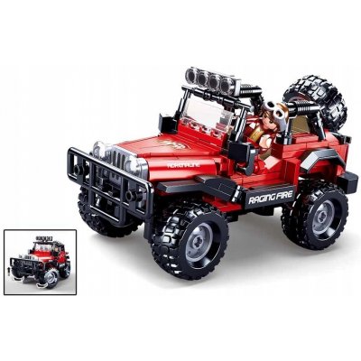 Sluban B0816 Off Road Červený 4x4 – Zboží Dáma