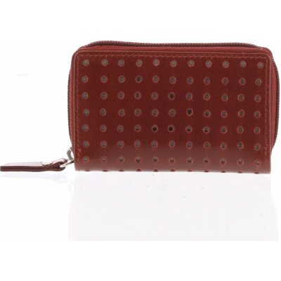 Tomas Veeze Perforované kožené pouzdro na kreditní karty červené – Zbozi.Blesk.cz