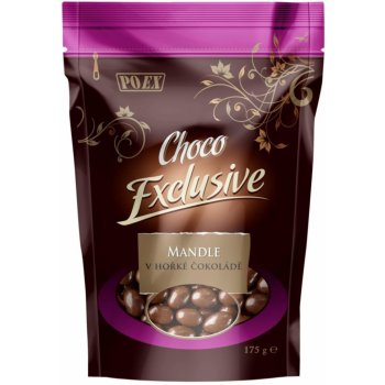 Poex Mandle v hořké čokoládě 175 g