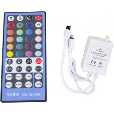 BERGE Kontroler s ovladačem pro LED Pásky RGBW - 40key - IR 60109 – Zboží Mobilmania