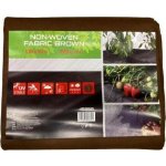 Ven netkaná textilie 1,6x5m-50g/m² hnědá – Zboží Dáma