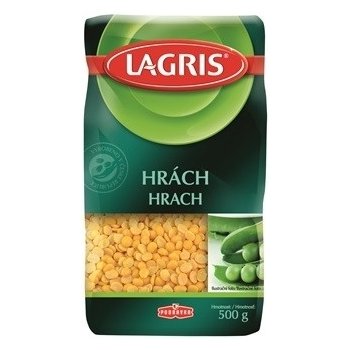 Lagris Hrách žlutý loupaný půlený 500g