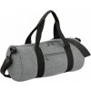 Sportovní taška BagBase sportovní oválná přes rameno 20 l šedá melír černá 50 x 25 x 25 cm BG140