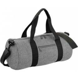 BagBase sportovní oválná přes rameno 20 l šedá melír černá 50 x 25 x 25 cm BG140