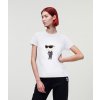 Dámská Trička KARL LAGERFELD IKONIK 2.0 KARL T-SHIRT bílá