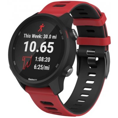 PROTEMIO TWO-COLOR Řemínek Garmin Vivoactive 3 černý-červený 64927 – Zbozi.Blesk.cz