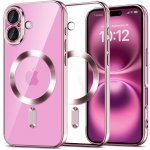 Tech-Protect Ochranný kryt na iPhone 16 - Tech-Protect, Magflex MagSafe Shiny Rose – Sleviste.cz