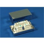 DATACOM Spojovací BOX STP Cat5e 2* zářez. pole Silver – Zboží Dáma