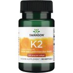 Swanson Vitamín K2 Natural 100 mcq 30 kapslí – Hledejceny.cz