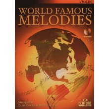 WORLD FAMOUS MELODIES + CD / oblíbené melodie pro housle