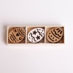 Vajíčka závěs dřevo 12ks/4,7cm mix – Hledejceny.cz