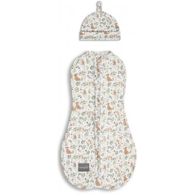 Sleepee Zavinovačka Second Step Swaddle s čepičkou Ivory Forest – Zboží Mobilmania
