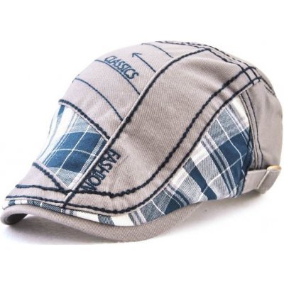 Logan pánský baret Šedá/Hnědá – Zboží Mobilmania