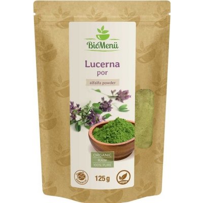 BioMenü Bio Lucerna prášok 125 g – Zboží Mobilmania